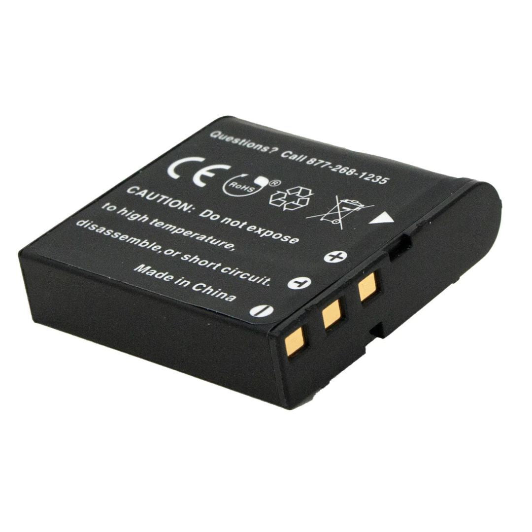 Wasabi Power Battery (2-Pack) and Charger for Kodak LB-060 with Overcharge Protection (Black)