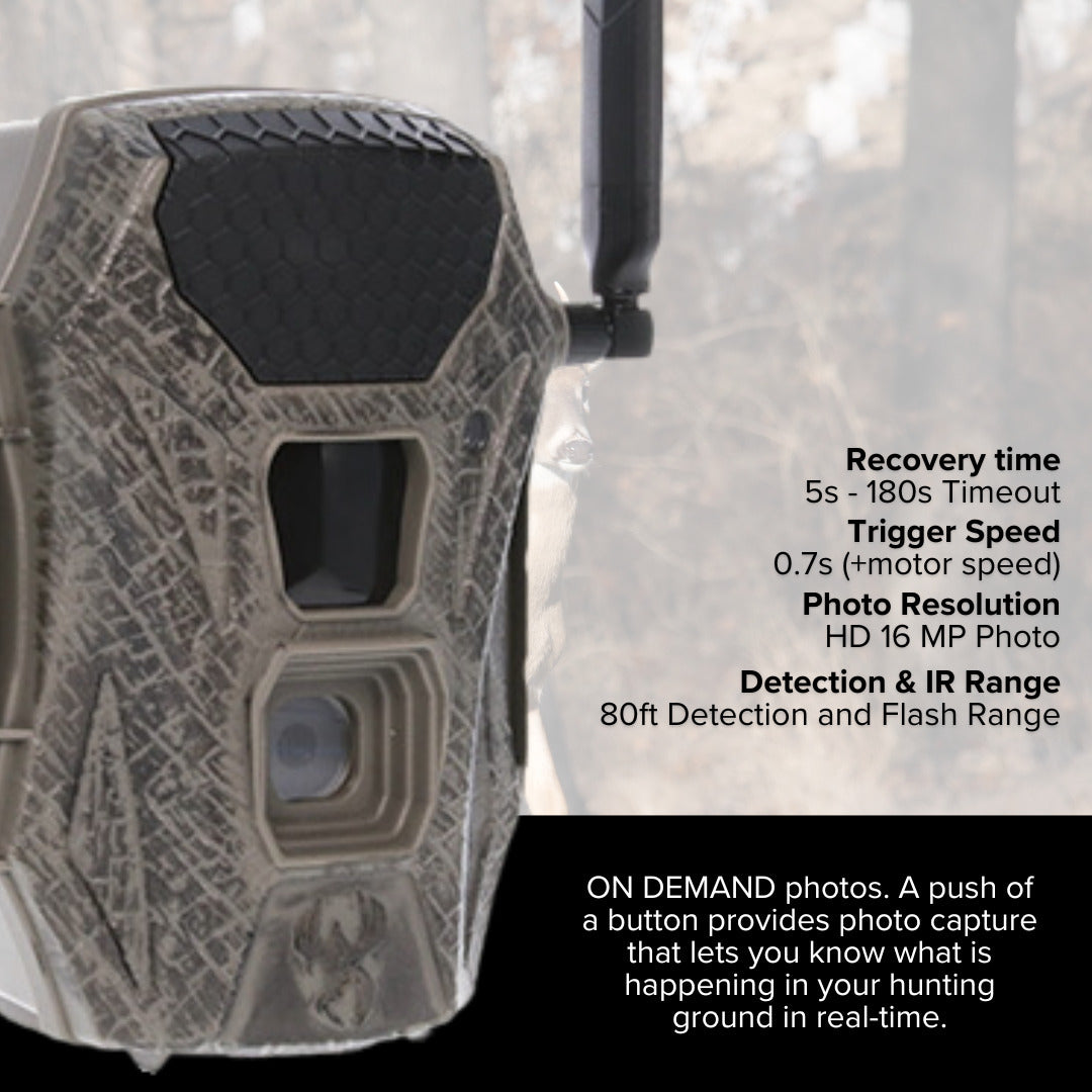 Wildgame Innovations Terra Cell 16MP Cellular Trail Camera with Memory Card and Card Reader Bundle
