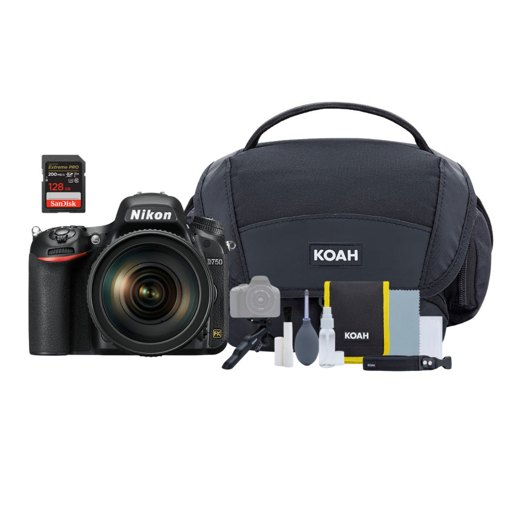Nikon D7500 DSLR Camera with 18-140mm F3.5-5.6 VR Lens with 128GB Extreme Pro SD Card Bundle