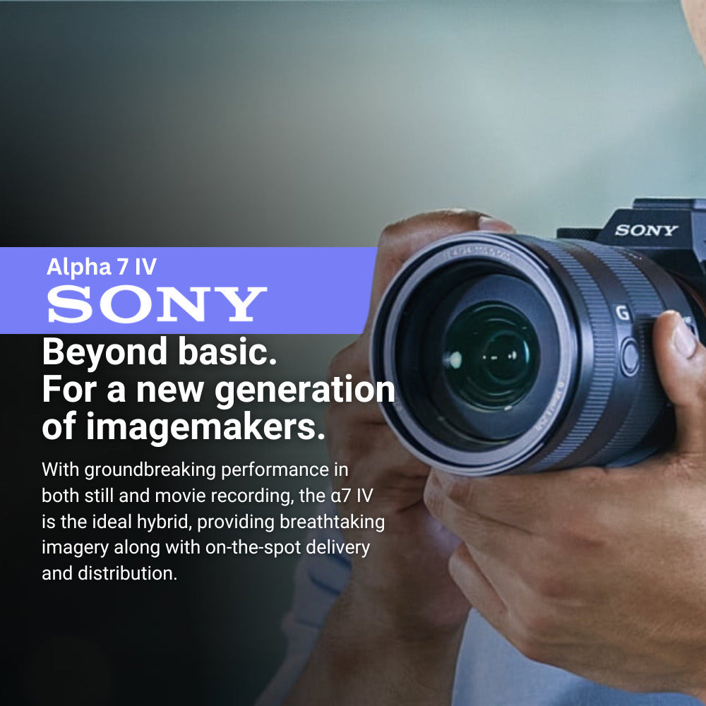 Sony Alpha 7 IV Full-Frame Mirrorless Interchangeable Lens Camera with 28 To 70mm Lens Bundle