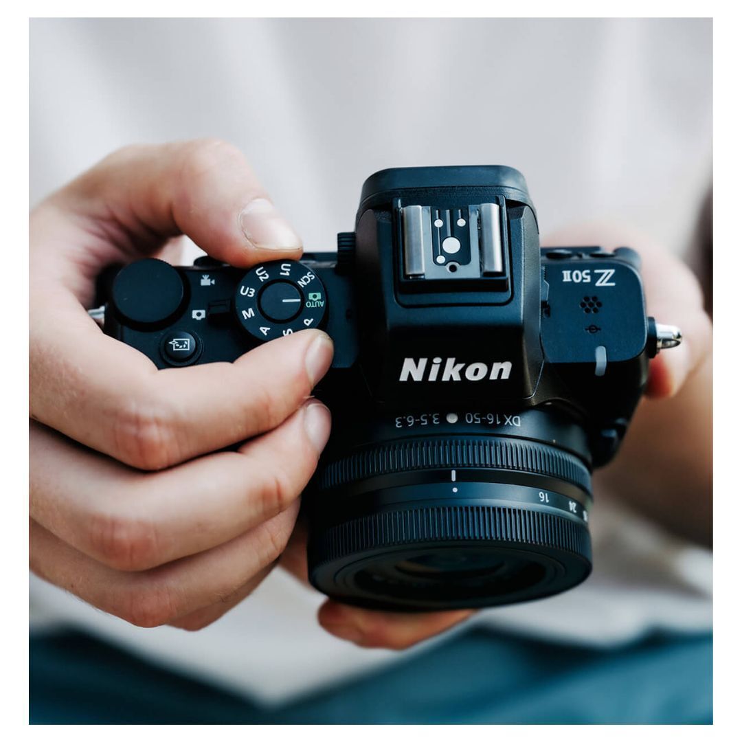 Nikon Z50 II Mirrorless Camera Two Lens Kit with CMOS Image Sensor and 4K Video Resolution (Black)