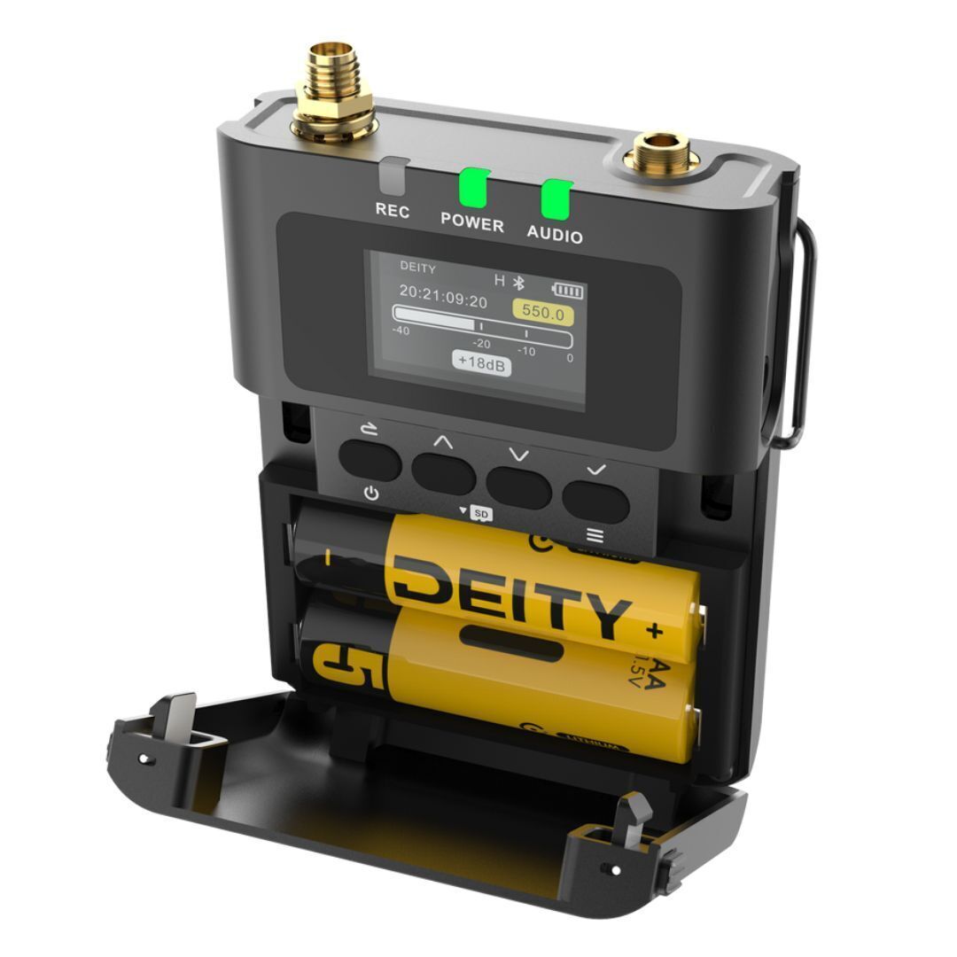 Deity Microphones Theos Digital Wireless UHF System 2 Channel Kit with Wireless Syncing (Black)