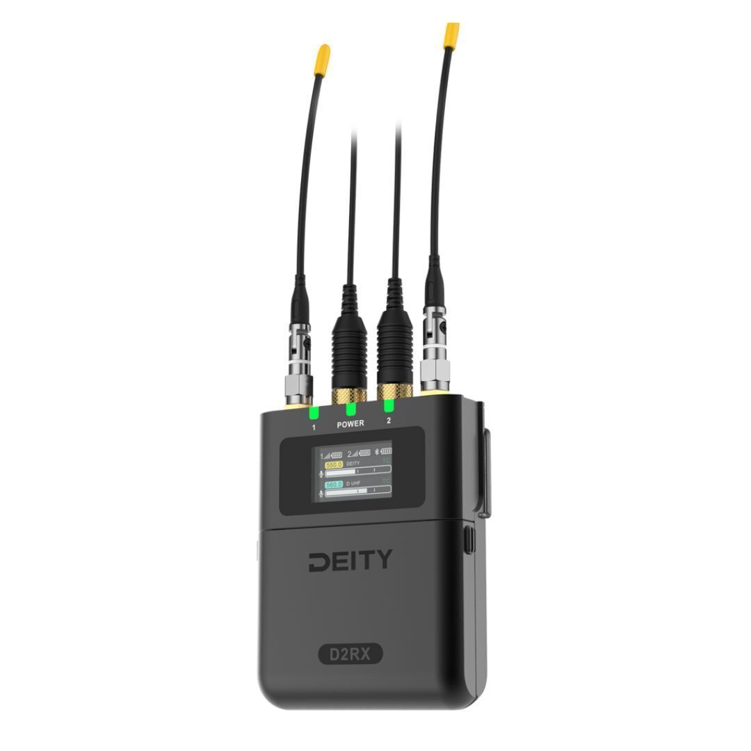 Deity Microphones Theos Digital Wireless UHF System 2 Channel Kit with Wireless Syncing (Black)