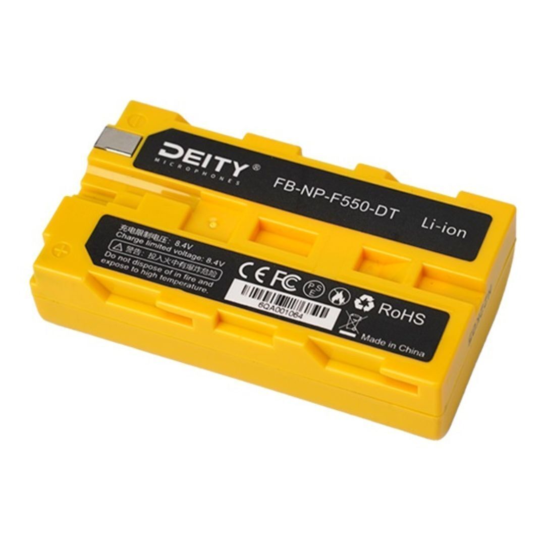 Deity NP-F550 Rechargeable Battery with Shock and Drop Resistance (Yellow)