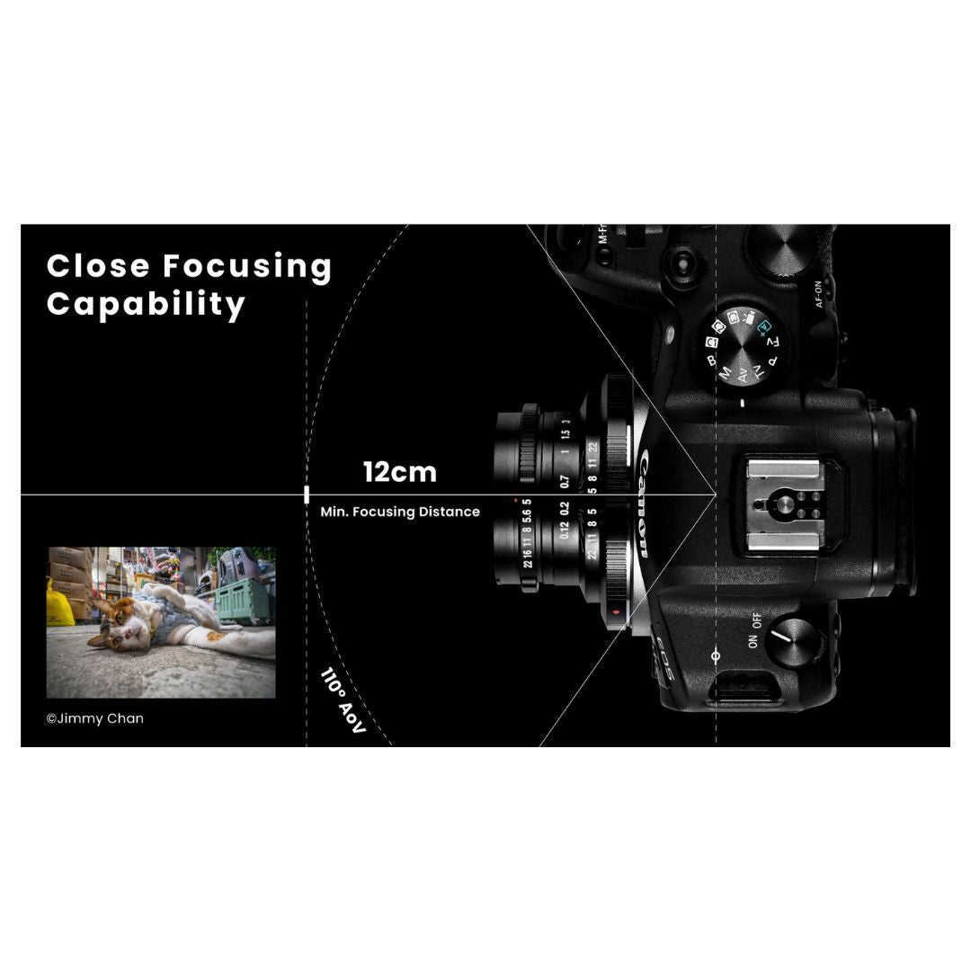 Laowa 15mm f5 Cookie FF Lens with 110-Degree Angle of View and Compact Body (Black, Nikon Z Mount)