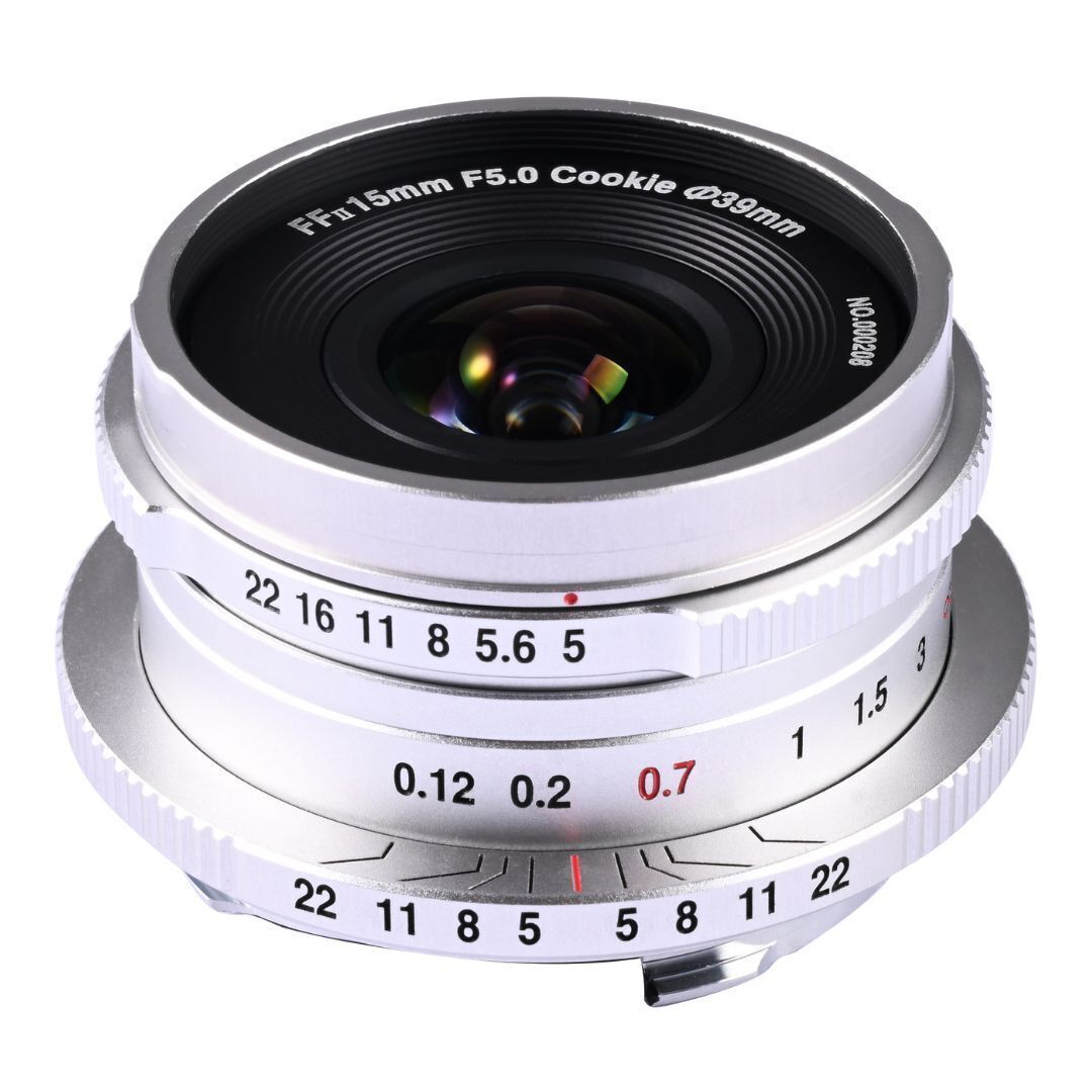 Laowa 15mm f5 Cookie FF Lens with 110-Degree Angle of View and Compact Body (Silver, Nikon Z Mount)