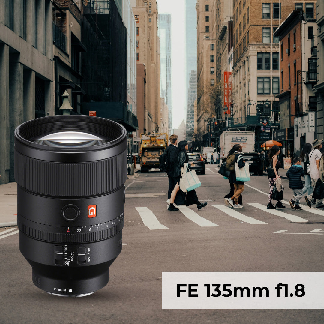 Sony FE 135mm f1.8 GM Lens with Molded Interior Hard Case with Foam Insert and Lid Organizer Bundle