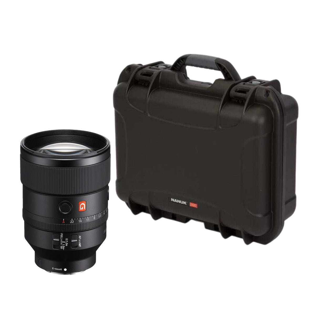 Sony FE 135mm f1.8 GM Lens with Molded Interior Hard Case with Foam Insert and Lid Organizer Bundle