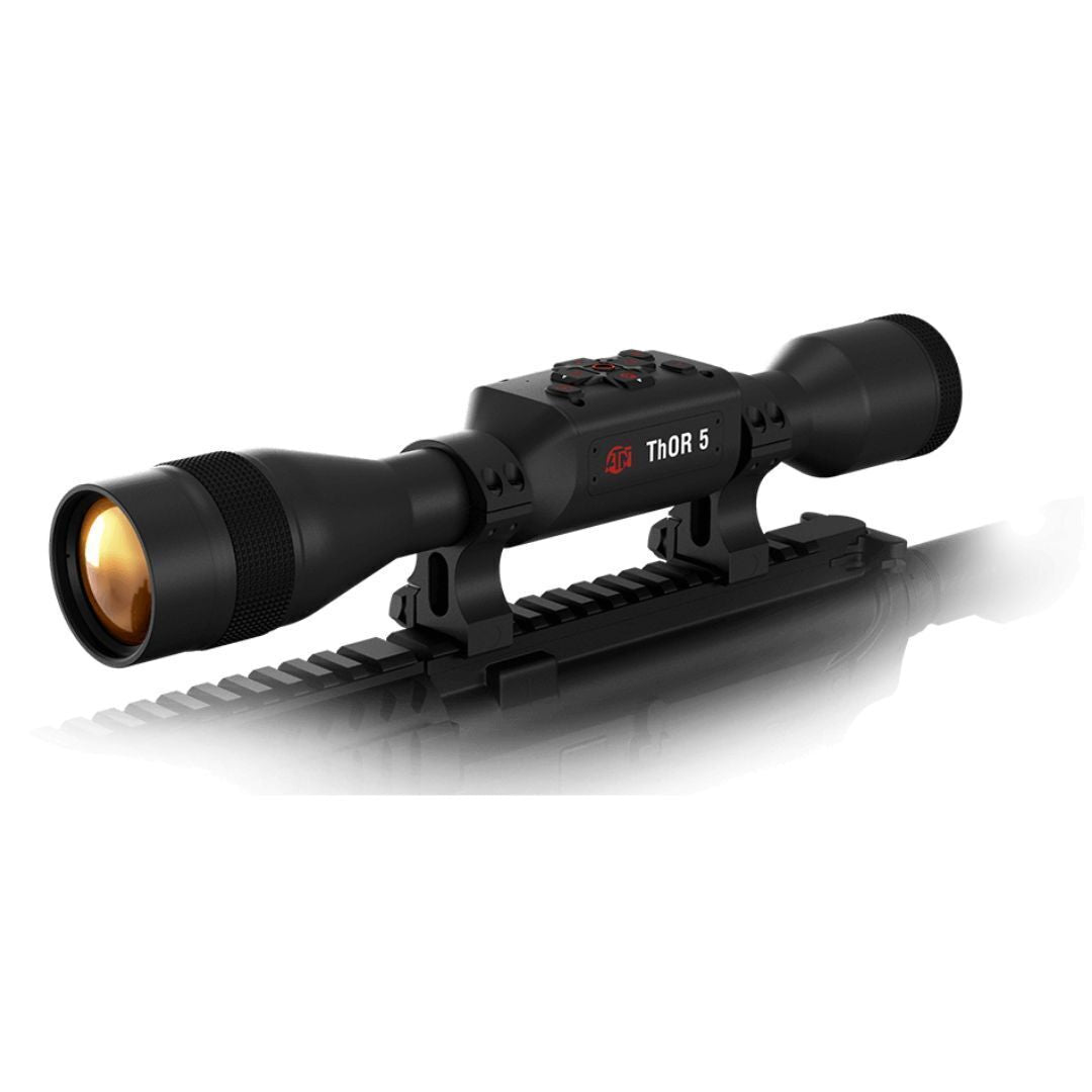 ATN ThOR 5 320 3-12x Weather-Resistant Smart HD Thermal Rifle Scope with 5th Gen Sensor (Black)