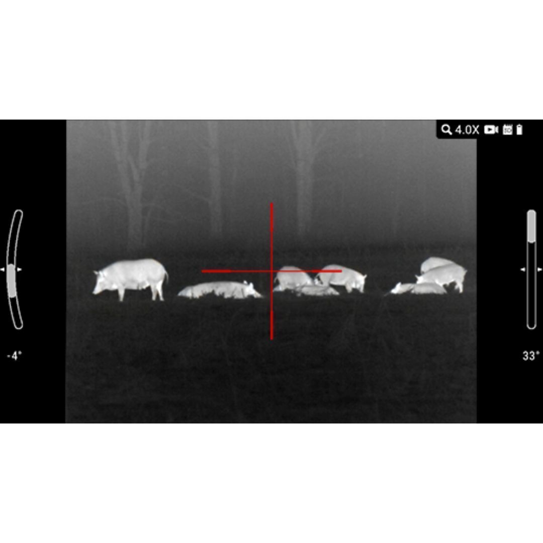 ATN ThOR LTV 640 3-9x Weather-Resistant Ultra Light Thermal Rifle Scope with Video Recording (Black)