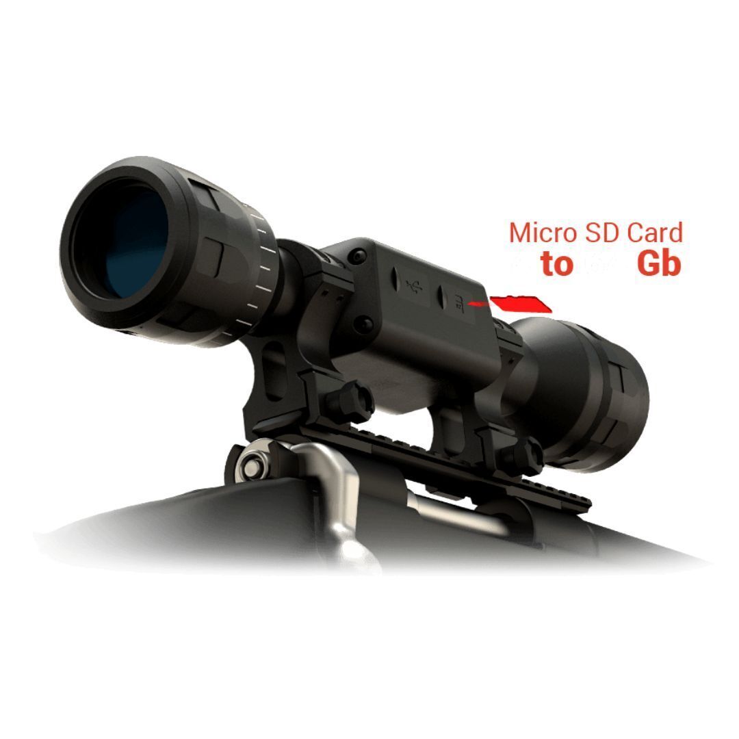 ATN ThOR LTV 640 3-9x Weather-Resistant Ultra Light Thermal Rifle Scope with Video Recording (Black)