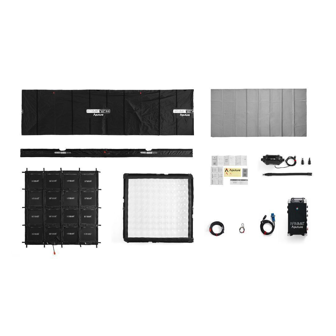 Aputure INFINIMAT Kit of 8x8 Full-Color Pixelated LED Modular Light Mat with Inflatable Softbox