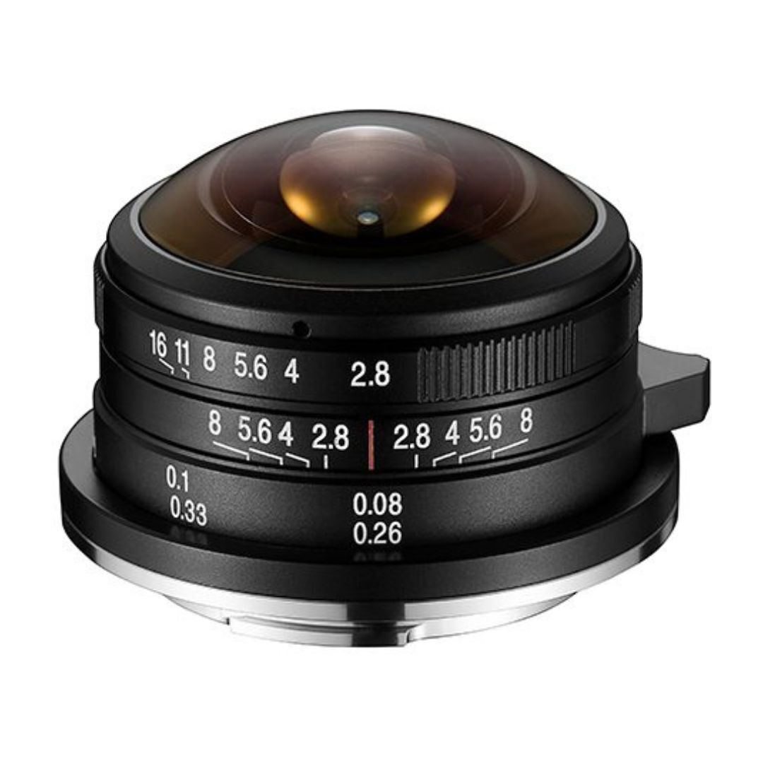 Laowa 4mm f2.8 Fisheye Lens for Micro Four Thirds M43 and APS-C Cameras (Canon RF)