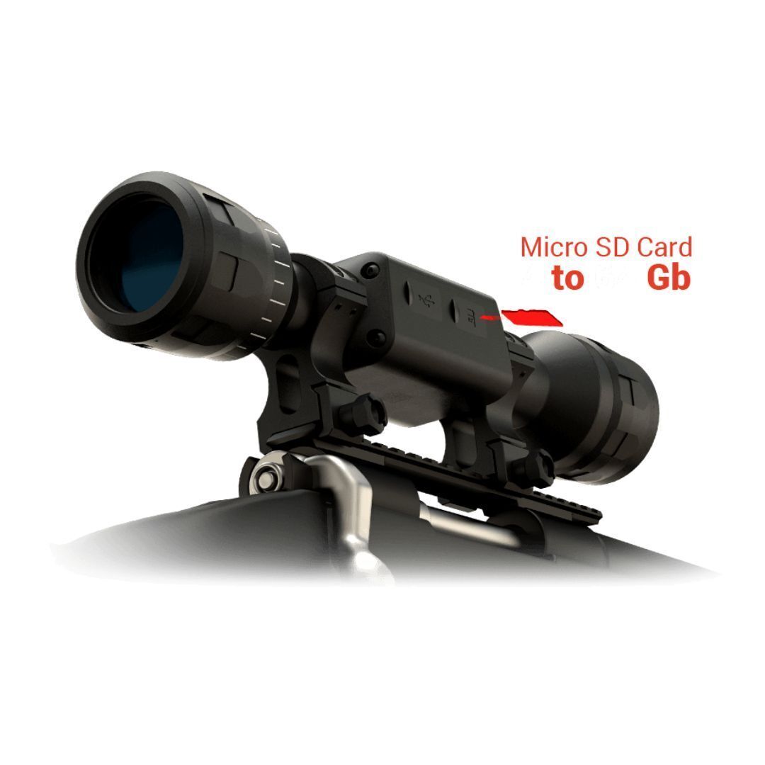 ATN ThOR LTV 2-6x 256 x 192 12 Micron Ultra-Light Thermal Rifle Scope with Video Recording (Black)
