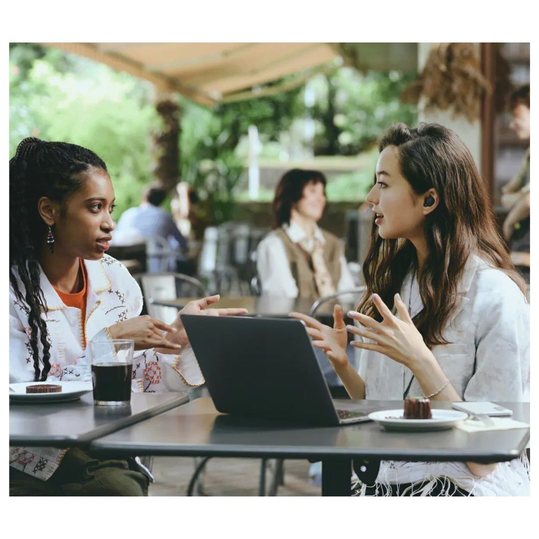 Sony LinkBuds Open Truly Wireless Earbuds with Air Fitting Supporters and Ergonomic Design (Black)