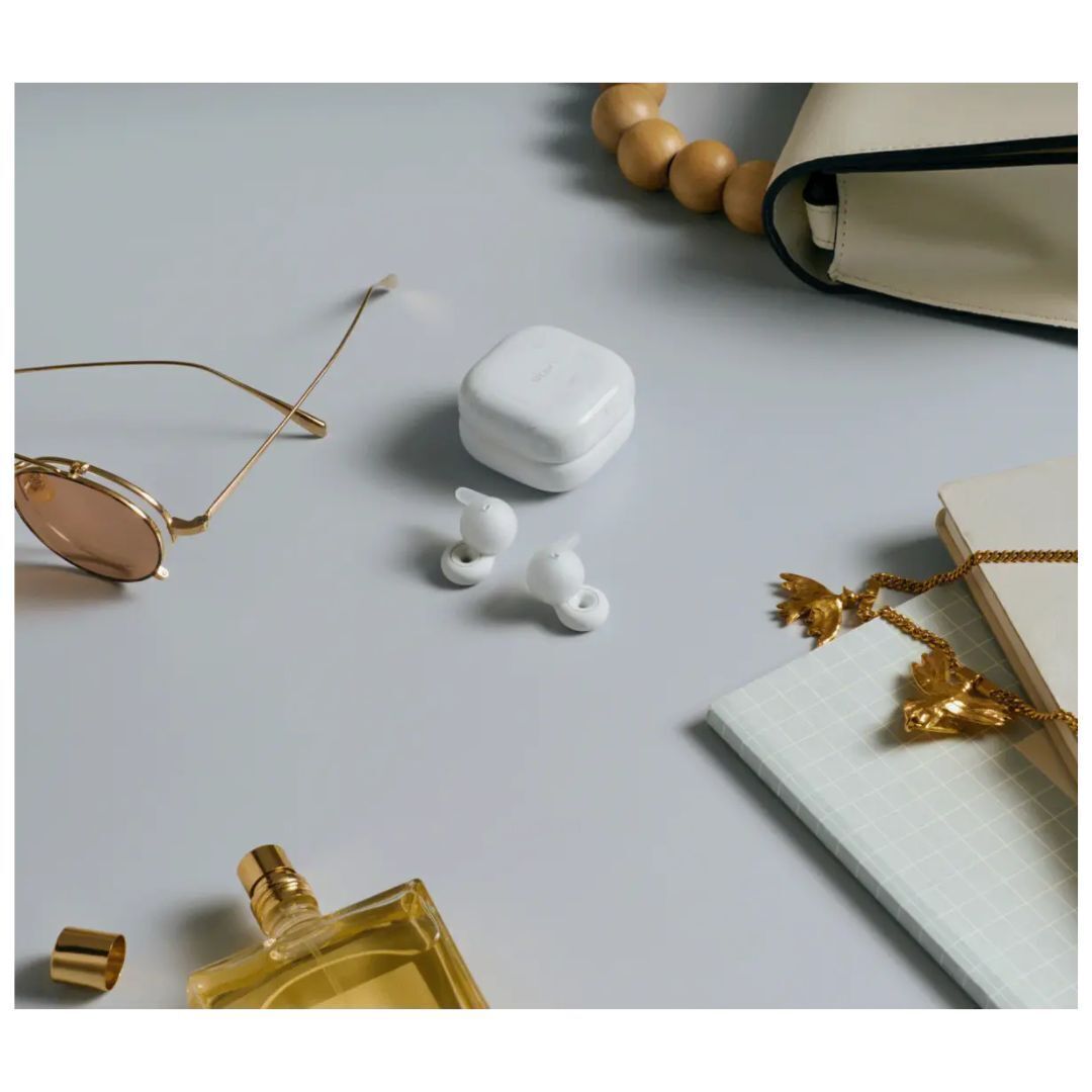 Sony LinkBuds Open Truly Wireless Earbuds with Air Fitting Supporters and Ergonomic Design (White)
