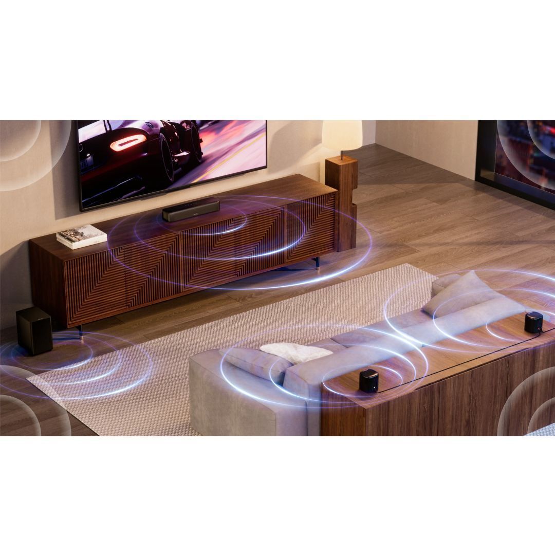 Ultimea Aura A30 5.1 Channel Virtual Surround Soundbar with Smart App Controls (Black)