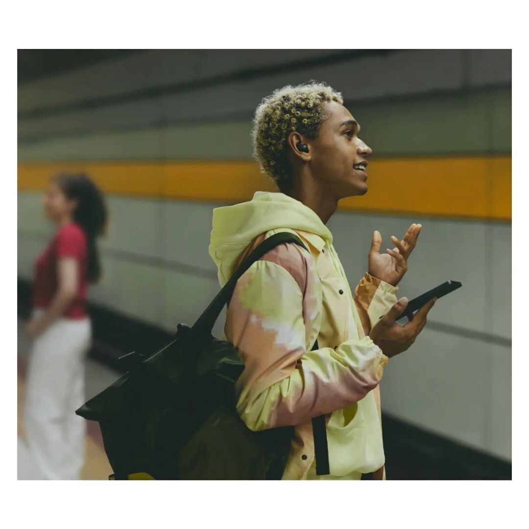 Sony LinkBuds Fit Truly Wireless Noise Canceling Earbuds with Air Fitting Supporters (Black)