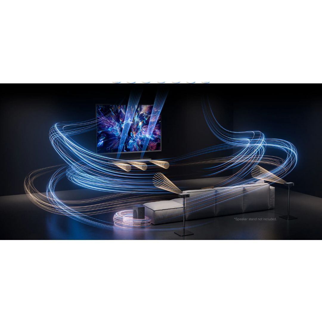 Ultimea Nova S80 5.1.2 Channel True Dolby Atmos Soundbar with 8-Inch Wireless Big Subwoofer (Black)