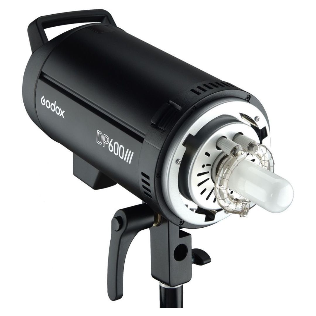 Godox DP600 III Professional Studio Flash Head with Bowen Mount and 99 Wireless ID Setting (Black)