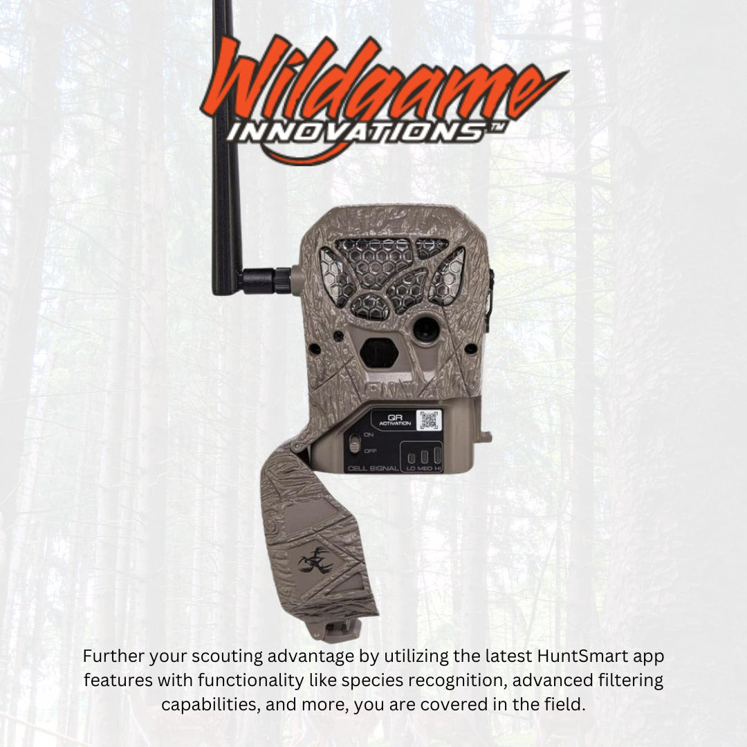 Wildgame Innovations Encounter 20MP Cellular Trail Camera with QR Code Setup (Brown, 6-Pack) Bundle