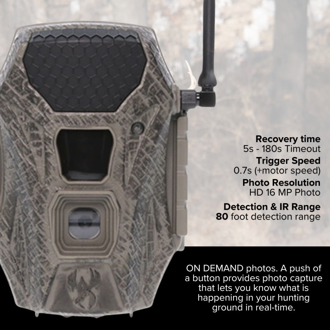 Wildgame Innovations Terra Cell 16MP Cellular Trail Camera with Memory Card and Card Reader Bundle