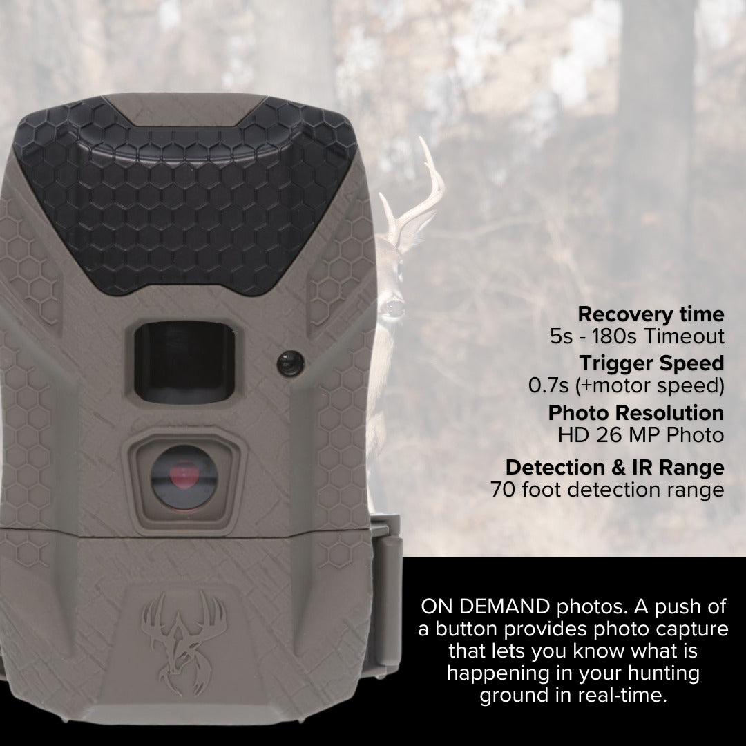 Wildgame Innovations Wraith 2.0 Lightsout Trail Camera with 40 Infrared LEDs (2-Pack) Bundle