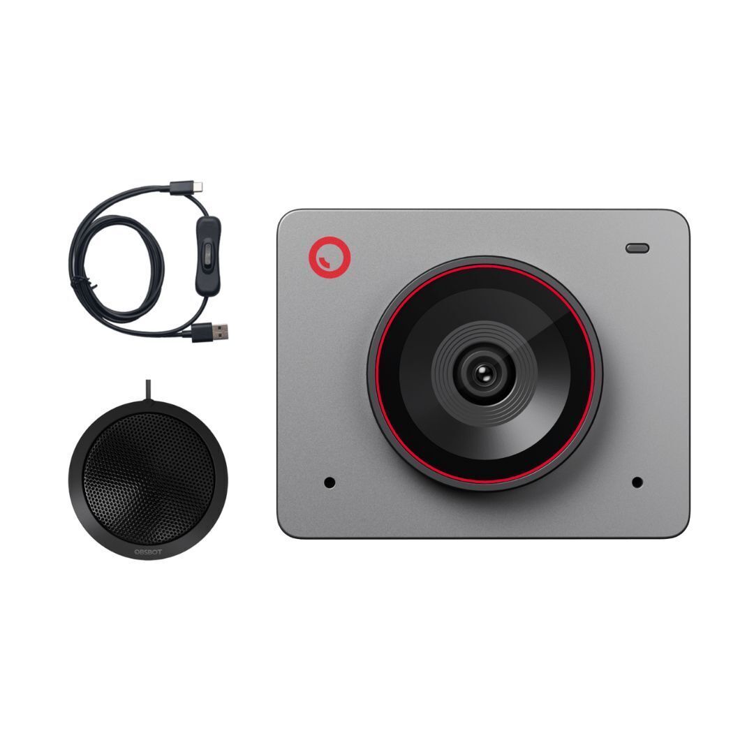 OBSBOT Meet 2 AI-Powered 4K Webcam with Fast Auto Focus and Gesture Control (Space Gray)