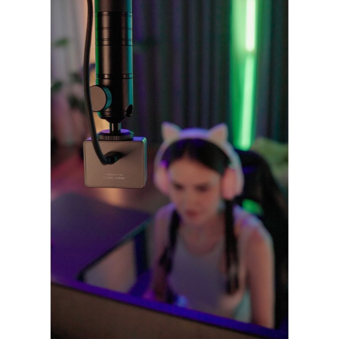 OBSBOT Meet 2 AI-Powered 4K Webcam with Fast Auto Focus and Gesture Control (Space Gray)