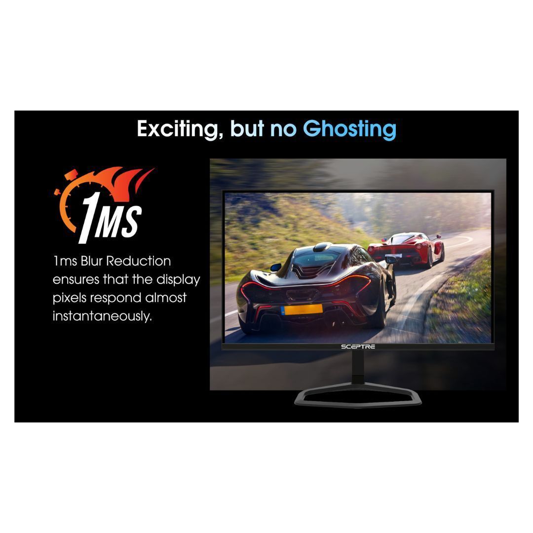 Sceptre E255B-FWD240 25-Inch 240Hz Full HD Gaming Monitor with AMD FreeSync Premium (Black)