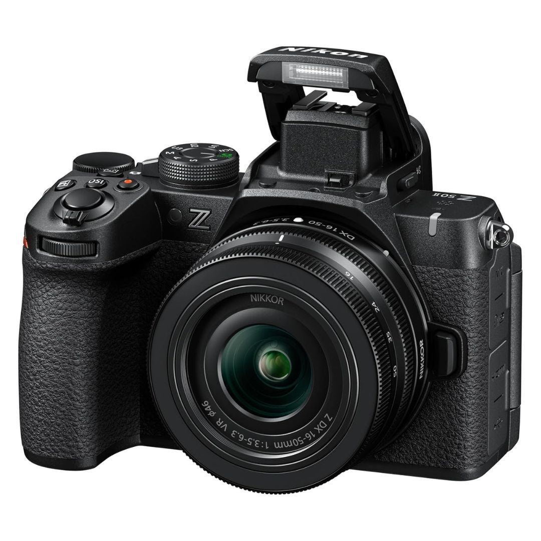 Nikon Z50 II 20.9 MP DX-Format Lightweight and Compact Mirrorless Camera with 16-50mm Lens (Black)
