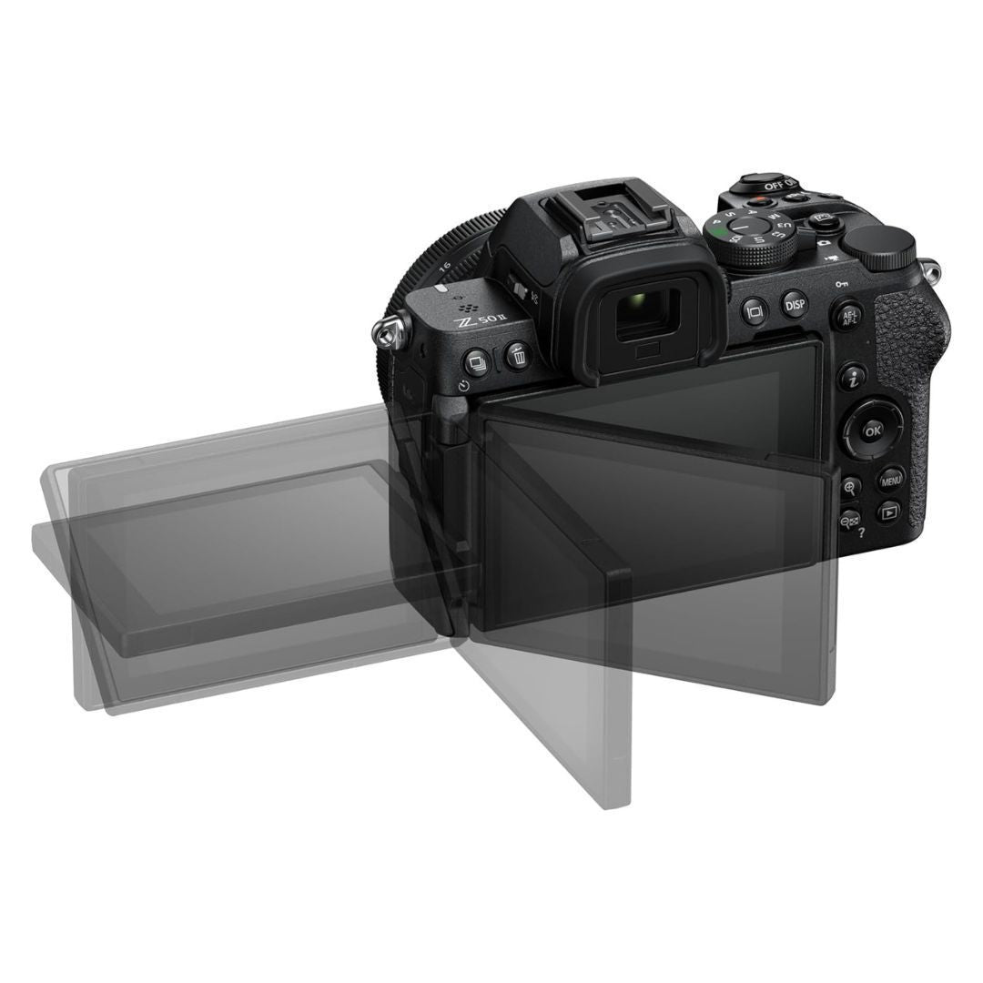 Nikon Z50 II 20.9 MP DX-Format Lightweight and Compact Mirrorless Camera with 16-50mm Lens (Black)