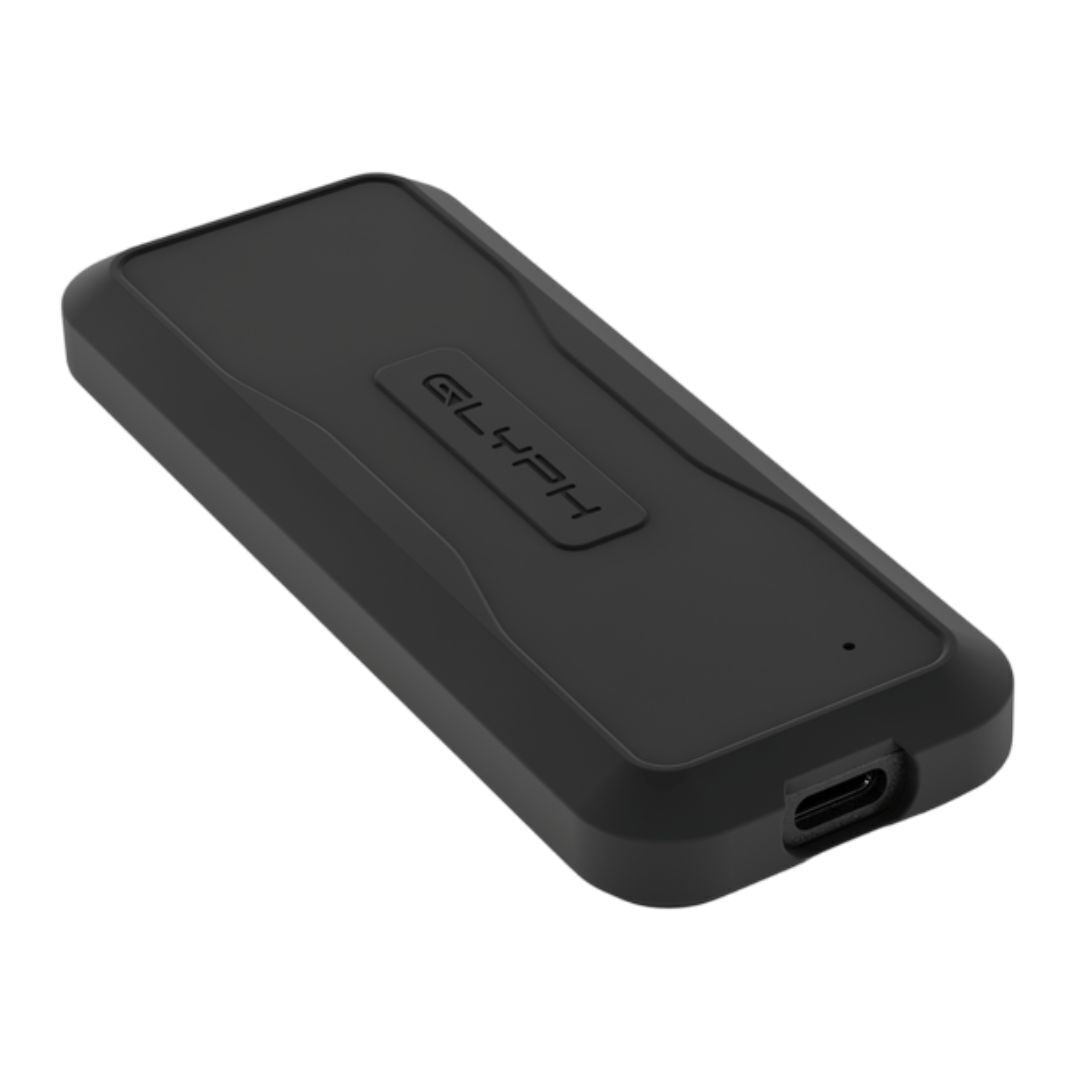 Glyph Atom EV NVMe SSD with USB 3.2 Type-C Port and 1000 MBPS Transfer Speed (2TB, Black)