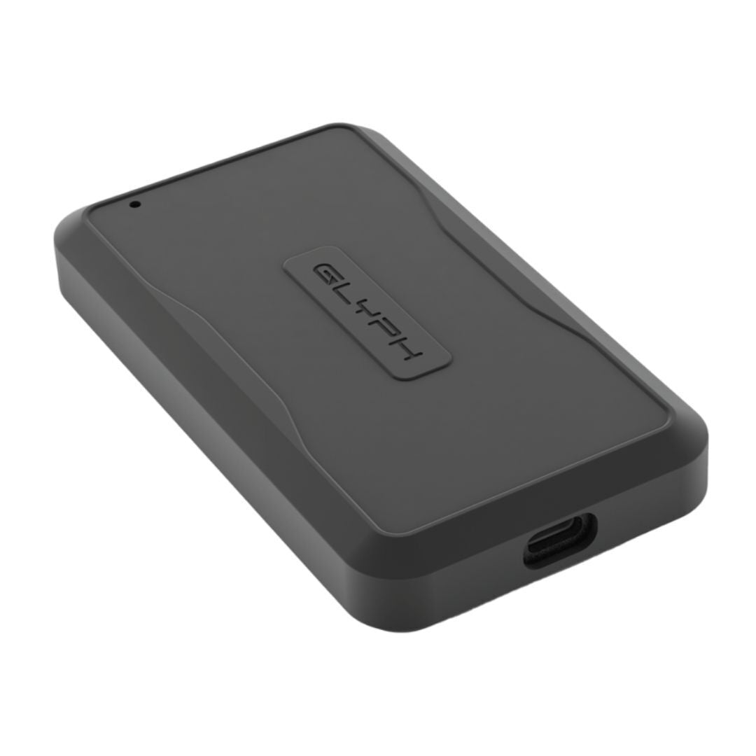 Glyph Atom PRO External NVMe SSD V2 with 3000 MBPS Transfer Speed and Thunderbolt 3 (2TB, Black)