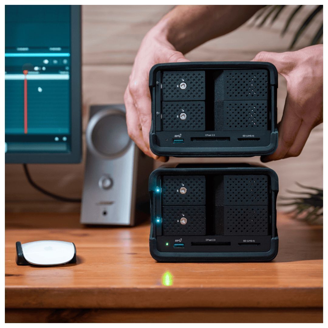 Glyph Blackbox Pro Raid Desktop Drive with USB-C 3.1 Gen2 Interface and 7200 RPM (16TB, Black)