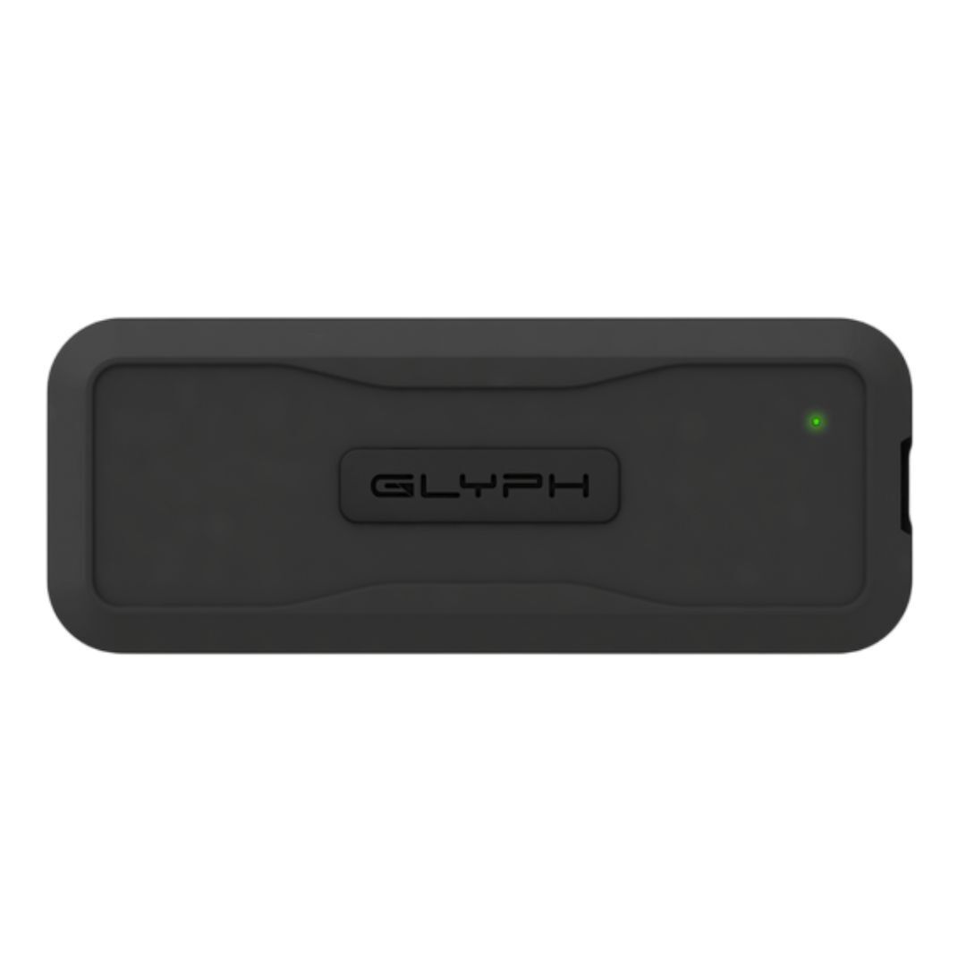 Glyph Atom EV NVMe SSD with USB 3.2 Type-C Port and 1000 MBPS Transfer Speed (4TB, Black)
