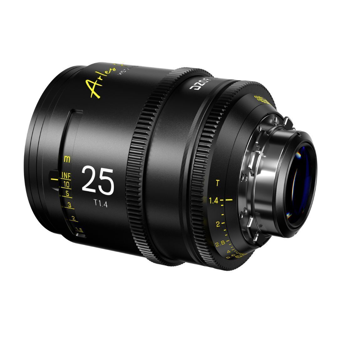 DZOFilm Arles 25mm T1.4 PL Mount Prime Cine Lens with 95mm Front Diameter and 86mm Filter (Black)