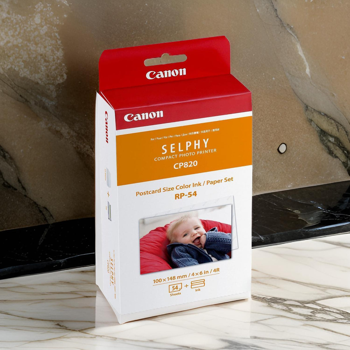 Canon RP-54 High-Capacity Color Ink and Paper Set for SELPHY Portable Printers Smudge-Free Prints