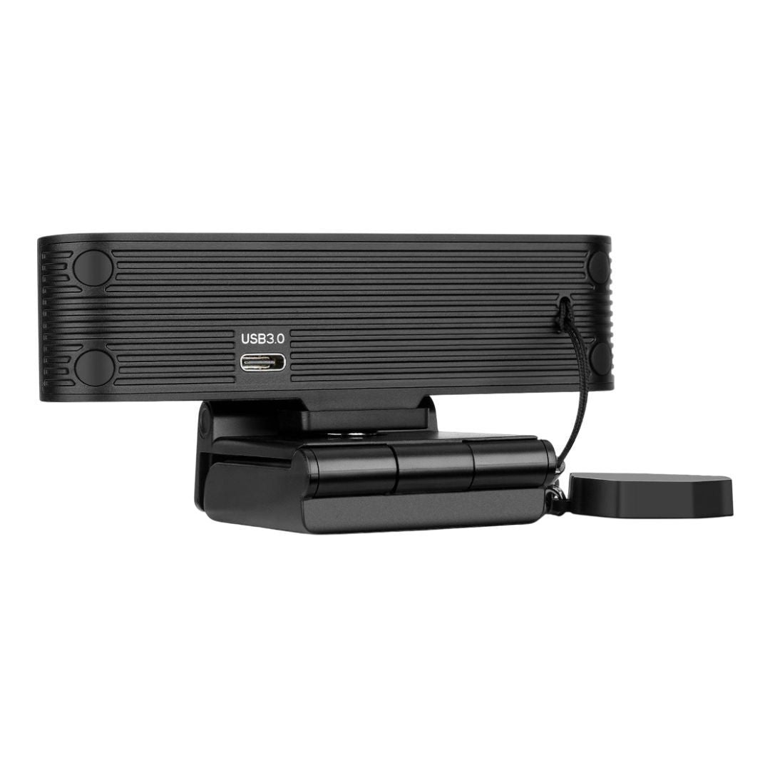 ROCWARE RC16 4K USB AI Webcam with UHD CMOS Image Sensor, 8x Digital Zoom, and Humanoid Tracking