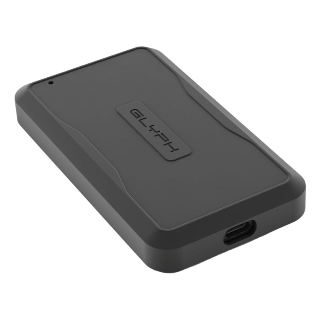Glyph Atom PRO External NVMe SSD V2 with 3000 MBPS Transfer Speed and Thunderbolt 3 (1TB, Black)