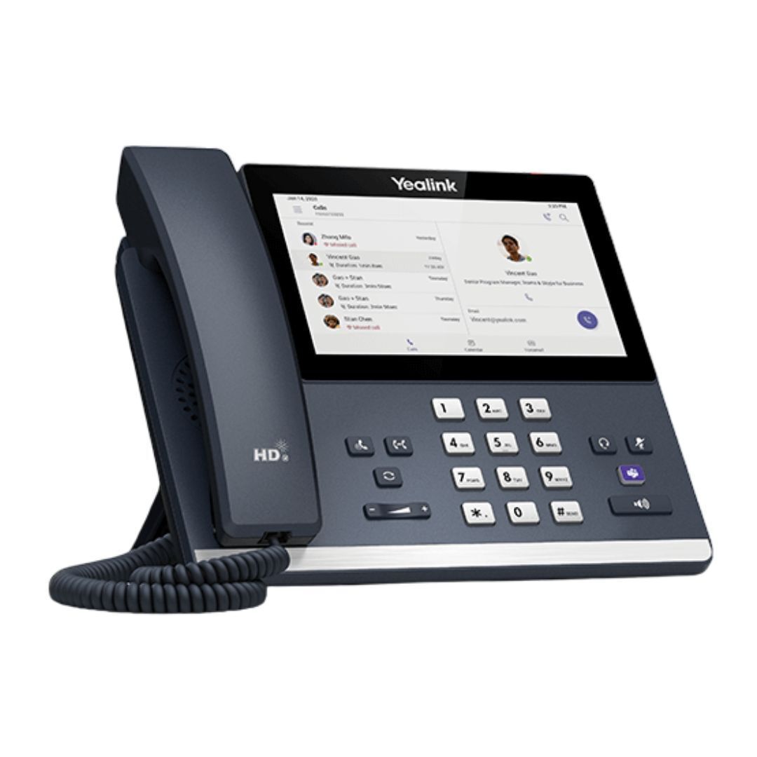Yealink MP56 Android 12.0-Powered Teams Desk IP Phone with Noise Proof Technology (Classic Gray)