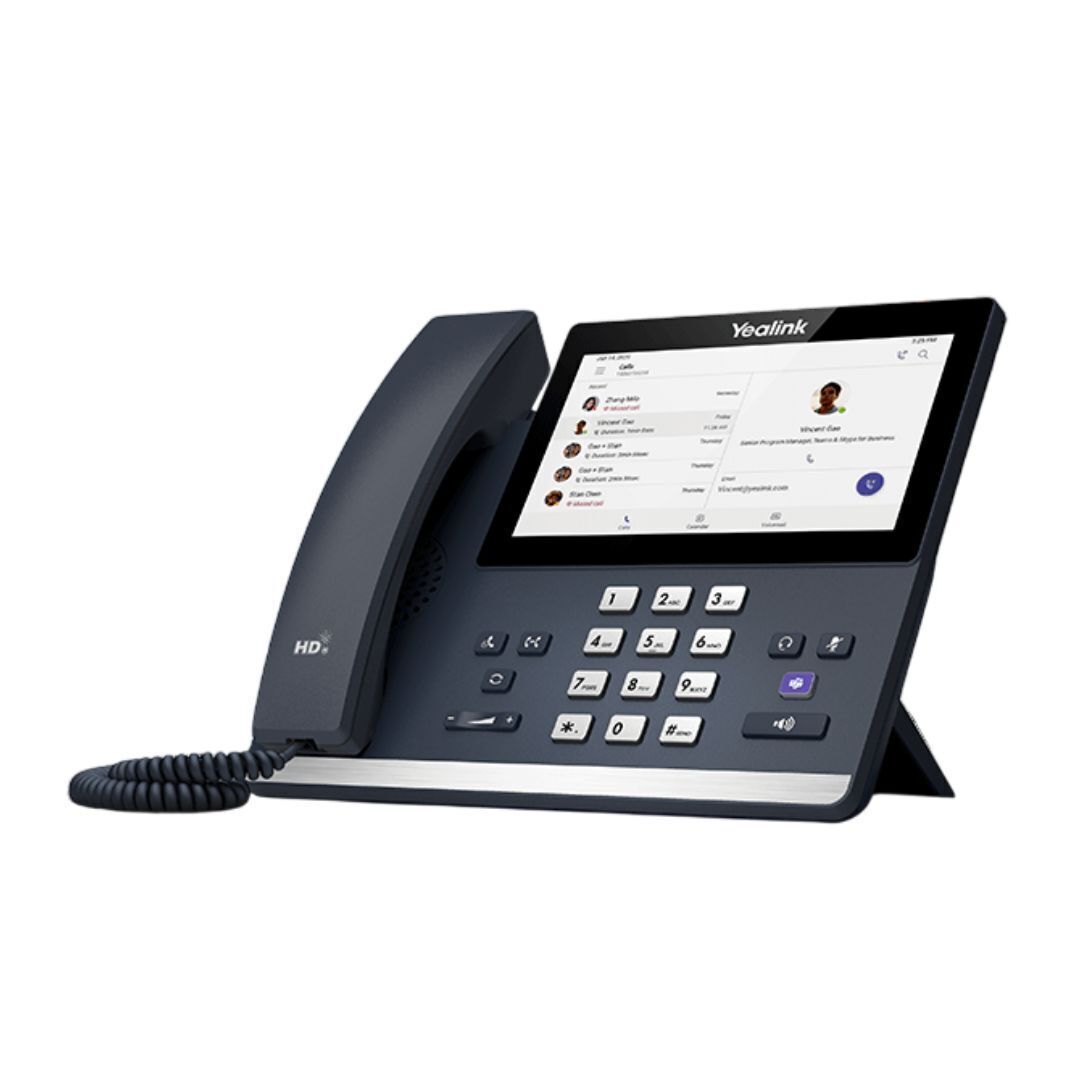 Yealink MP56 Android 12.0-Powered Teams Desk IP Phone with Noise Proof Technology (Classic Gray)