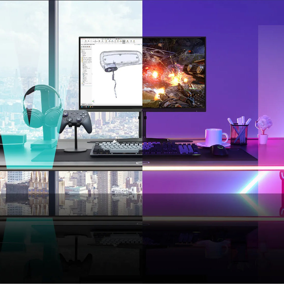 Cooler Master Tempest GP27U 27" 4K UHD 3840 x 2160 Quantum Dot Mini LED Gaming Monitor