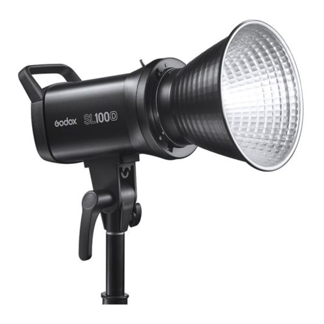 Godox SL100D Bowens Mount Adaptable Daylight LED Video Light with 2 Digital Dials (Black)