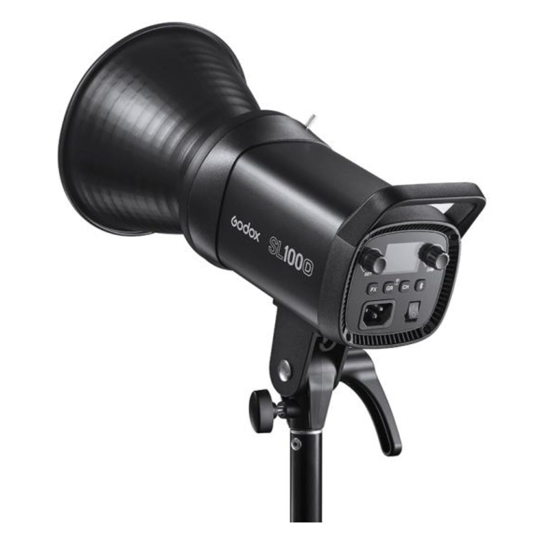 Godox SL100D Bowens Mount Adaptable Daylight LED Video Light with 2 Digital Dials (Black)