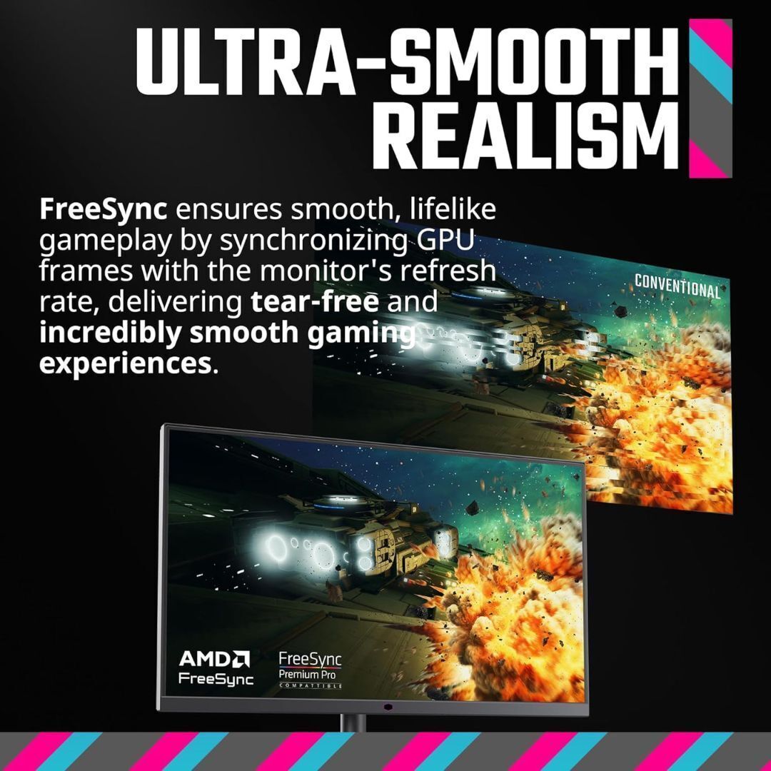 Cooler Master Tempest GP2711 27-Inch Gaming Monitor with Mini-LED Technology and HDR 1000 (Black)