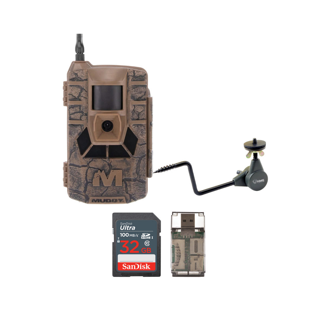 Muddy Matrix 36MP Imaging Cellular Trail Camera with On Demand Photo (Mud) Bundle