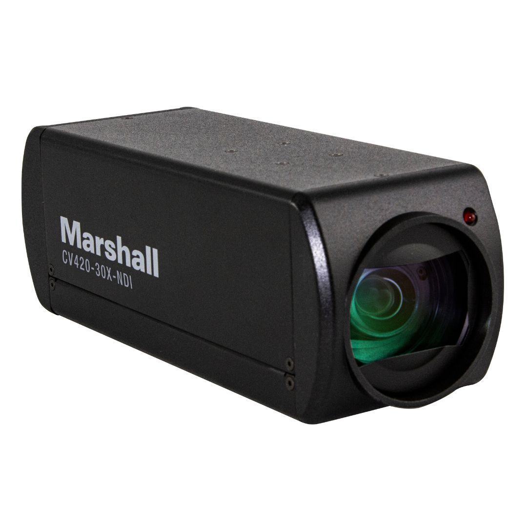 Marshall CV420-30X-NDI HDMI Camera with 30x Optical Zoom and 8MP Sensor for Live Productions (Black)