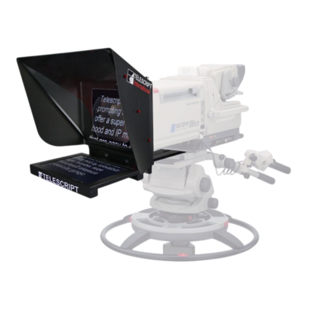 Telescript FPS Studio Teleprompter System with 17-Inch Highbrite Monitor and Built-In Image Reverse