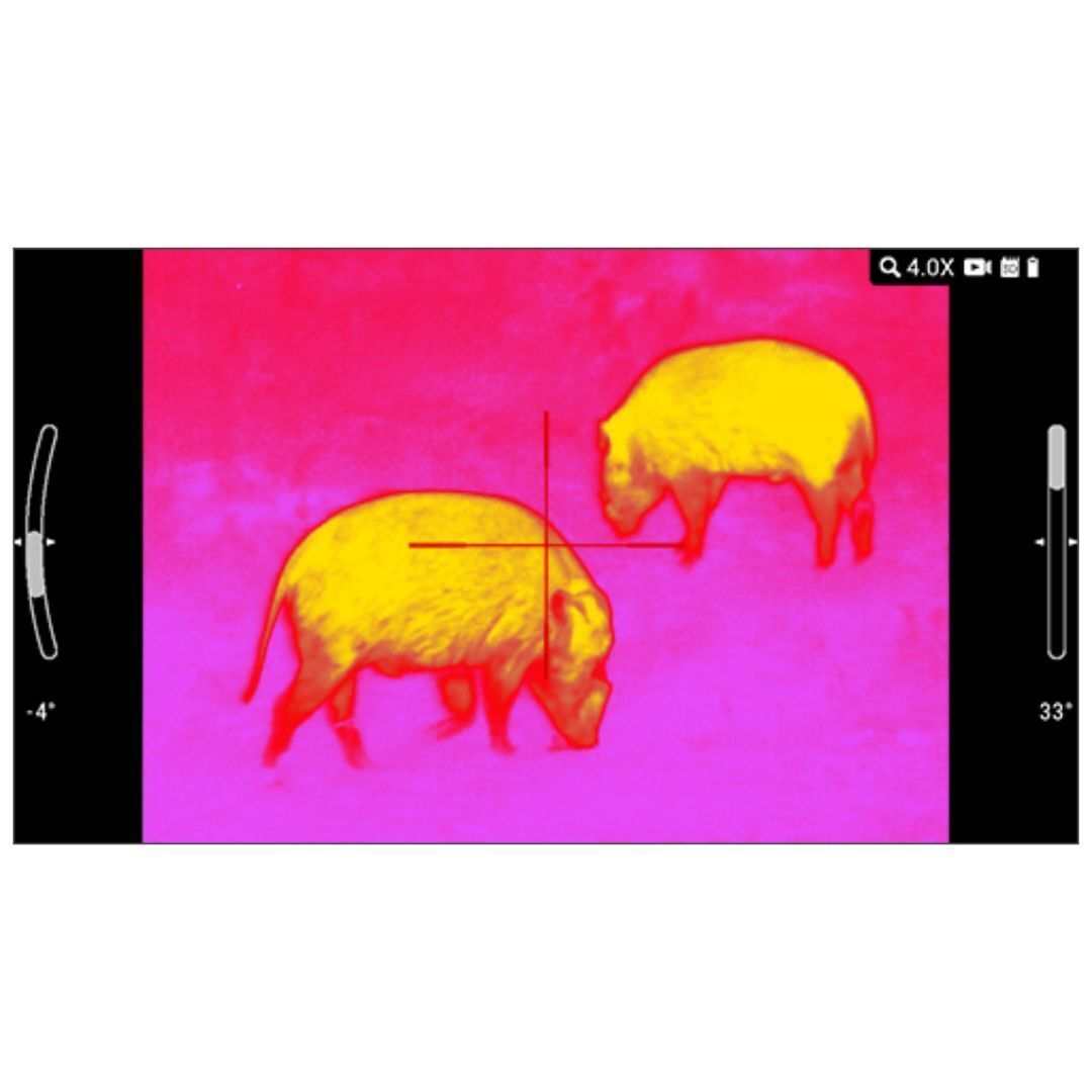 ATN ThOR LTV 4-12x 320x240 12 Micron Ultra-Light Thermal Rifle Scope with Video Recording (Black)